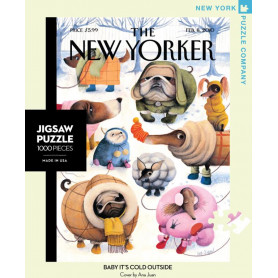 New York Puzzle Co - 1000 Pc Baby Its Cold Outside
