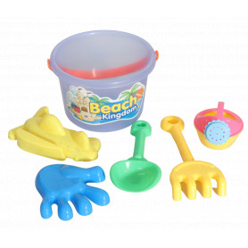 6pc Beach Bucket Playset