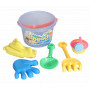 6pc Beach Bucket Playset