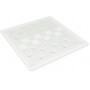 Clear Plastic Chess and Checkers with Glass Board
