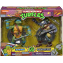 TMNT Classic Collection 6" 2pk - Leo Vs Rocksteady