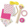 BARBIE KOKESHI PEG DOLL ORIGAMI FASHION STUDIO