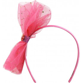 Pink Poppy Aurora Sparkling Bow Headband