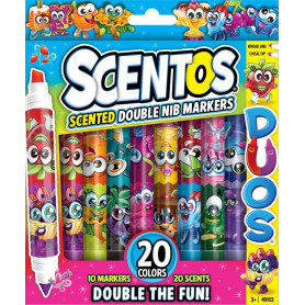 Scentos Scented Duos Double Nib Markers 10pk