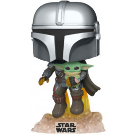 Star Wars: Mandalorian Flying w/Jetpack Pop!