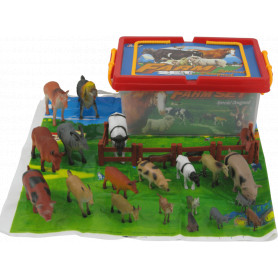 Carry Box of Farm Animals