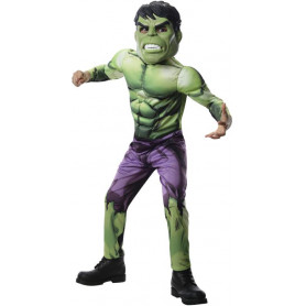 HULK DELUXE COSTUME - SIZE 6-8 YRS