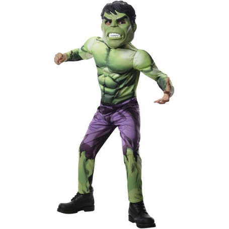 HULK DELUXE COSTUME - SIZE 6-8 YRS