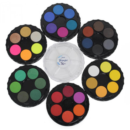 Jasart Voyager Water Colour Discs Set 36pc