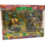 TMNT Classic Collection 6" 2pk - Leo Vs Rocksteady