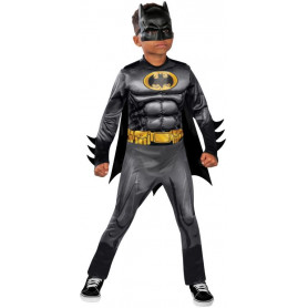 BATMAN DELUXE LENTICULAR COSTUME - SIZE 6-8 YRS