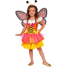 GLITTERY ORANGE BUTTERFLY - SIZE L