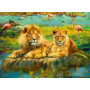 Rburg - Lions in the Savannah Puzzle 500pc