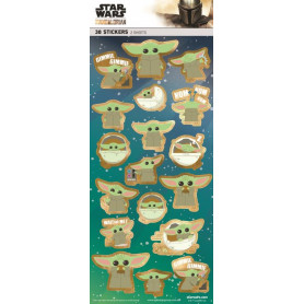 FSC MIX STKR SHT BABY YODA