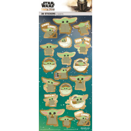 FSC MIX STKR SHT BABY YODA