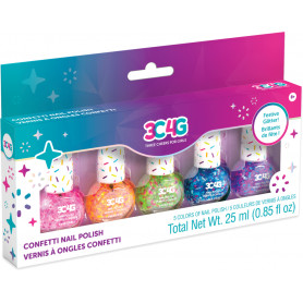 CONFETTI NAIL POLISH 5 PK
