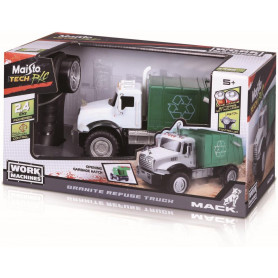 Maisto Tech Work Machines Mack Refuse Truck - 2.4 Ghz