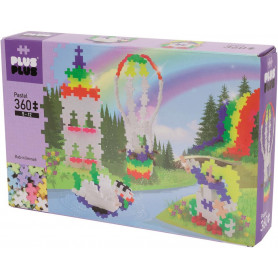 Plus-Plus - Pastel - Rainbow Hot Air Balloon - 360 pcs