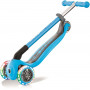 Globber PRIMO FOLDABLE LIGHTS SKY BLUE with Ano T-bar