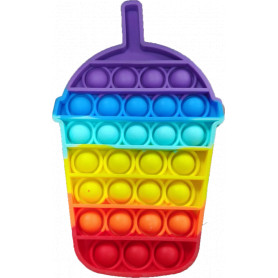 Pop It Fidget Toy Rainbow JUICE CUP (D48)