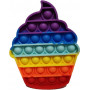 Pop It Fidget Toy Rainbow CUPCAKE (D48)
