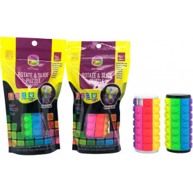7 Level Cylinder Rotate & Slide Puzzle (D48)
