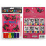 PAINTING ART BOOK (8xA5 SHEETS/BOOK) - BUTTERFLIES