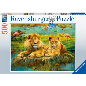 Rburg - Lions in the Savannah Puzzle 500pc