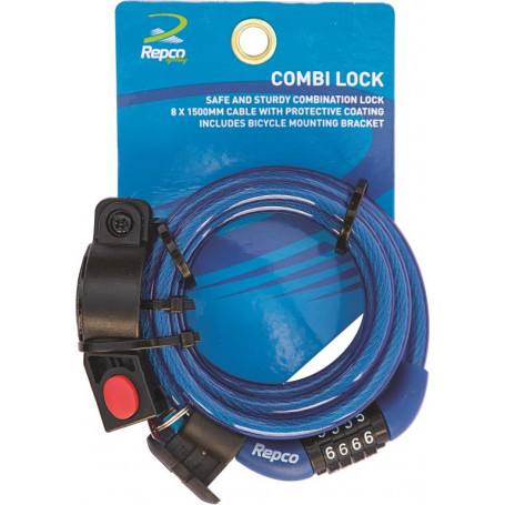 REPCO KIDS COMBILOCK 1.5M ASSORTED COLOURS