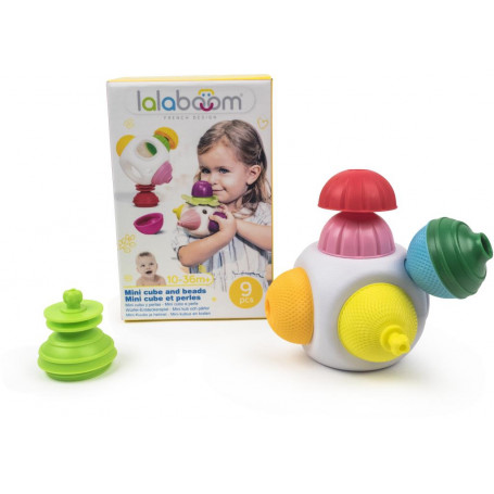 LALABOOM MINI CUBE & 8 PCS BEADS
