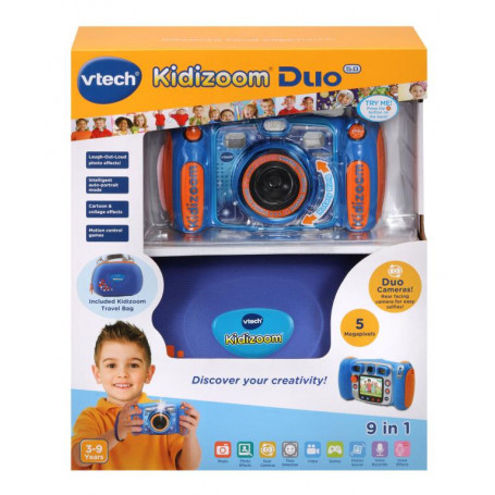 VTech - Kidizoom Duo 5.0 + Carry Case -Blue
