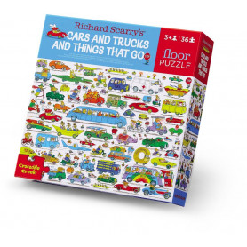 Richard Scarry Puzzle 36 pc - Cars & Trucks