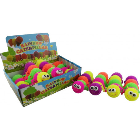 Rainbow Caterpillar 18cm assorted (D12)