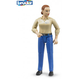 Bruder Woman, light skin in blue Jeans