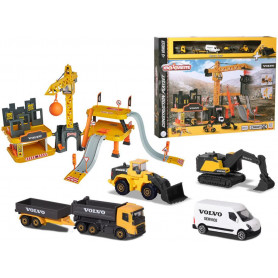 MAJORETTE CREATIX VOLVO CONSTRUCTION + 5 VEHICLES