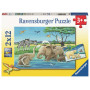 Rburg - Baby Safari Animals Puzzle 2x12pc