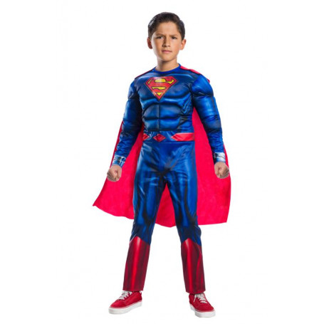 SUPERMAN DELUXE LENTICULAR COSTUME - SIZE 3-5