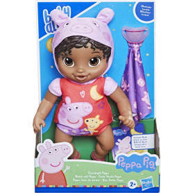 BABY ALIVE PEPPA PIG BLACK HAIR