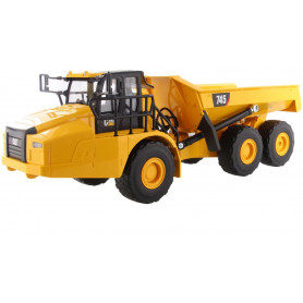 CAT 1:24 RC ARTICULATED TRUCK 745 W/BATT, LIGHTS AND SOUND