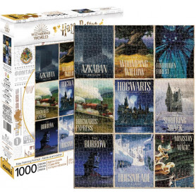 Harry Potter - Travel Posters 1000pc Puzzle