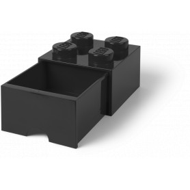 LEGO BRICK DRAWER (4 KNOBS) - Black