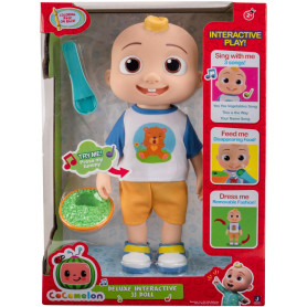 Cocomelon Deluxe Interactive JJ Doll Plush Doll
