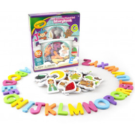 Crayola ABC matching magnet set Storybook