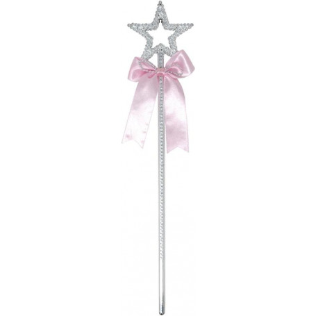 Pink Poppy Pink Bow Star Wand