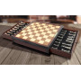 KASPAROV Grandmaster Silver & Bronze Chess Set
