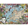Rburg - European Map, Quirky Circus 500pc