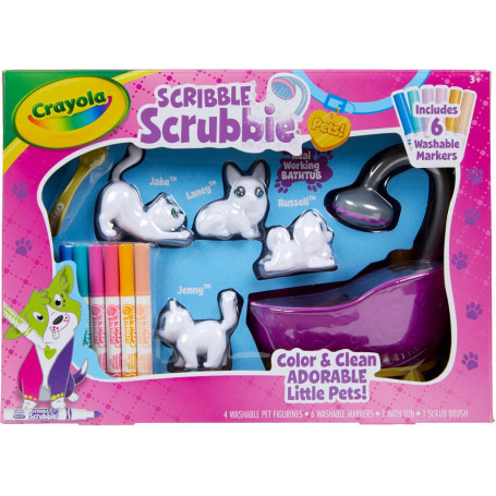 Crayola - Scribble Scrubbie Pets Bath Tub Playset (Refresh)