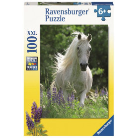 Rburg - Horse in Flowers Puzzle 100pc