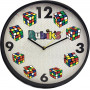 Rubiks Wall Clock Time to Solve 12"