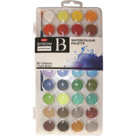JASART BYRON WC PALETTE DISC SET 36